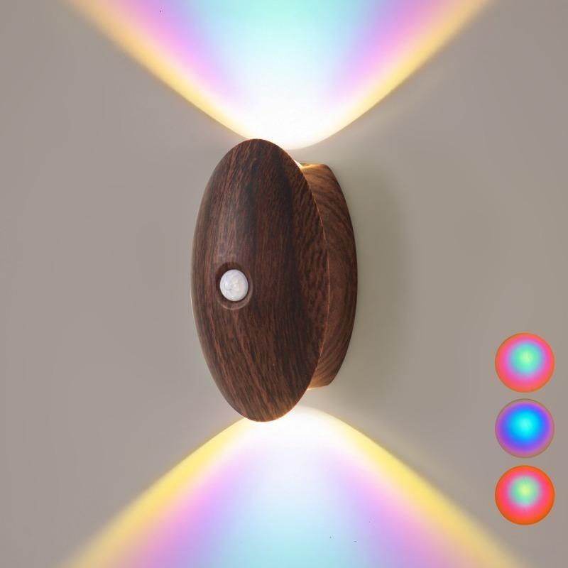Induction wall lamp, night light, rechargeable magnetic lamp, corridor lamp, bedroom lighting