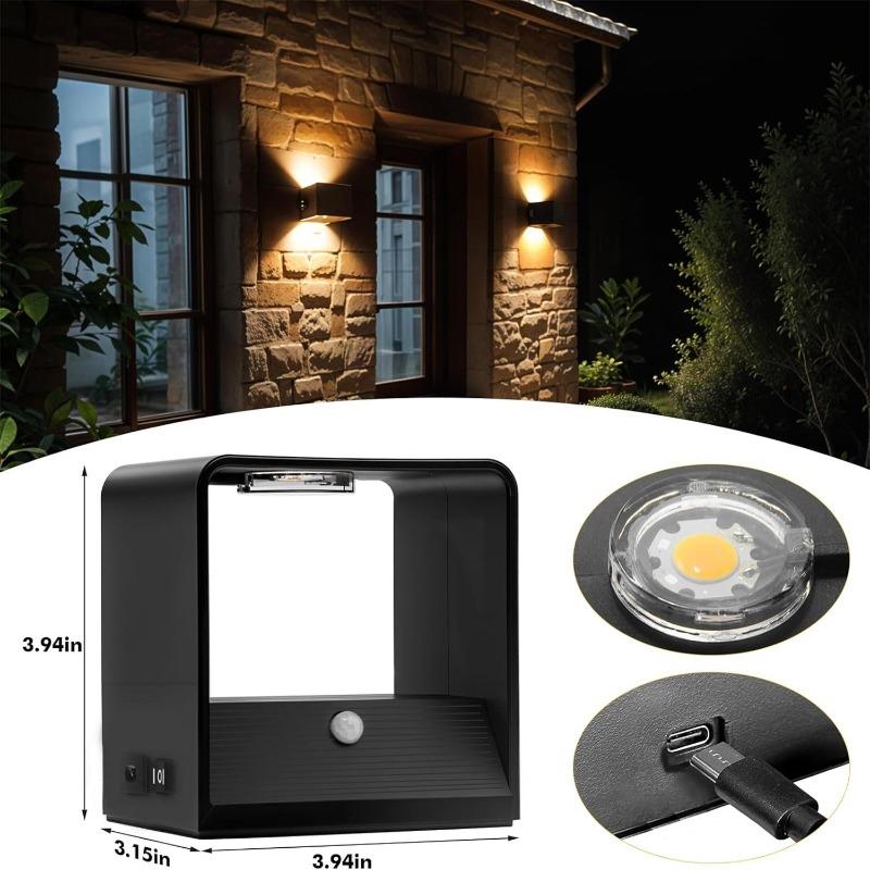 Wireless Rechargeable Wall Light with Motion Sensor, Magnetic Installation, Warm White (3000K)