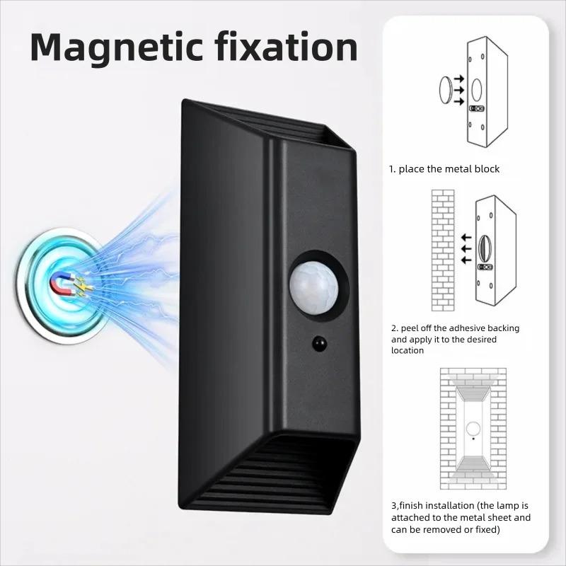 Rechargeable Wall Light, 4000 mAh, Wireless Induction Remote Control, Bedroom/Hallway Decorative Light