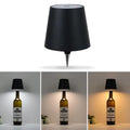 Wireless bottle lamp with three colors, touch control, and stepless dimming; fits wine bottles perfectly; replaces traditional wine corks