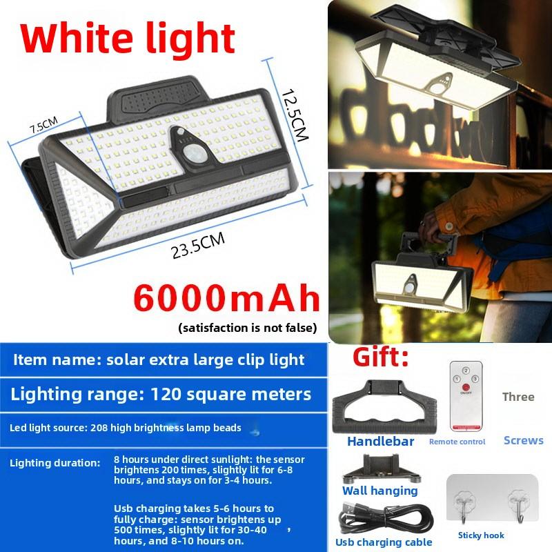 Upgraded Clip Solar Garden Lights — Outdoor Adjustable Dual-Head Fence Post Lighting for Driveways and Pathways
