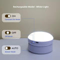 Magnetic rotating motion sensor wall lamp, rechargeable night light for corridor and stairs, decorative wall lighting