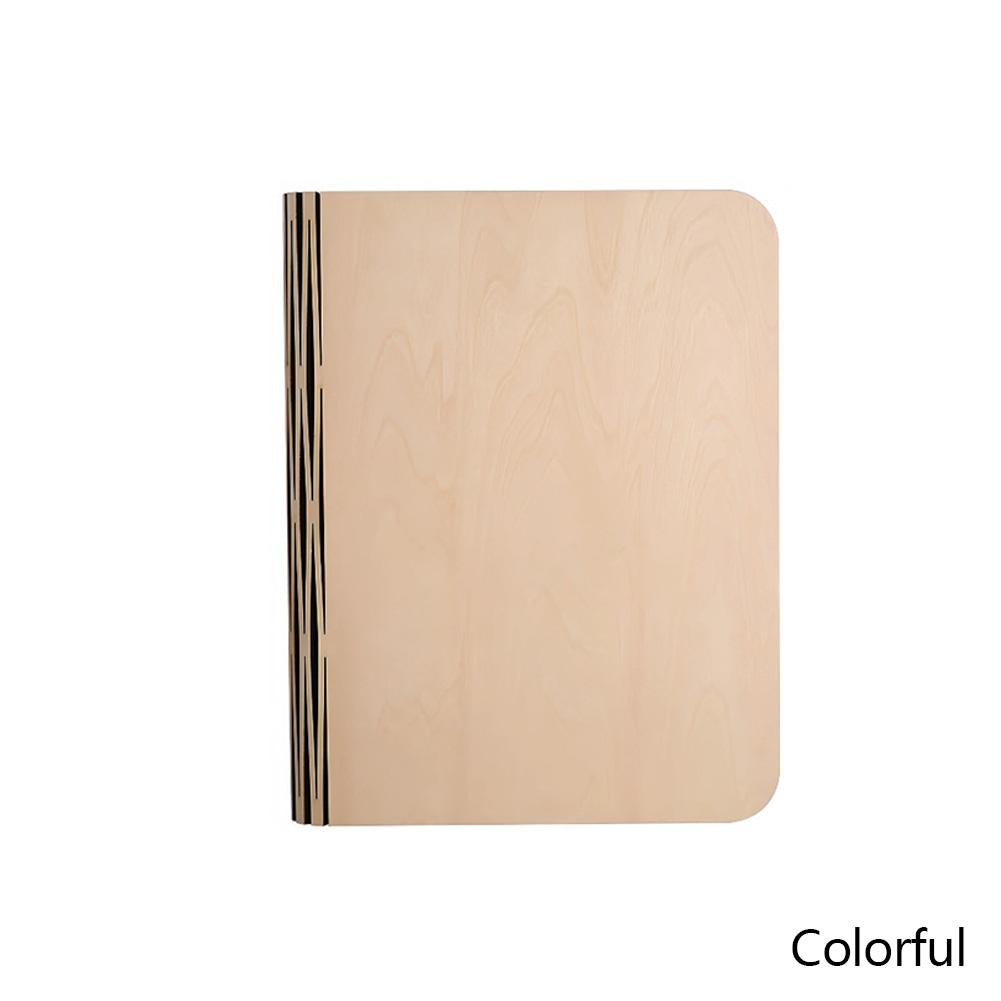 LED foldable book light, creative wooden luminous book for children, birthday/holiday/Christmas gift, rechargeable night lamp