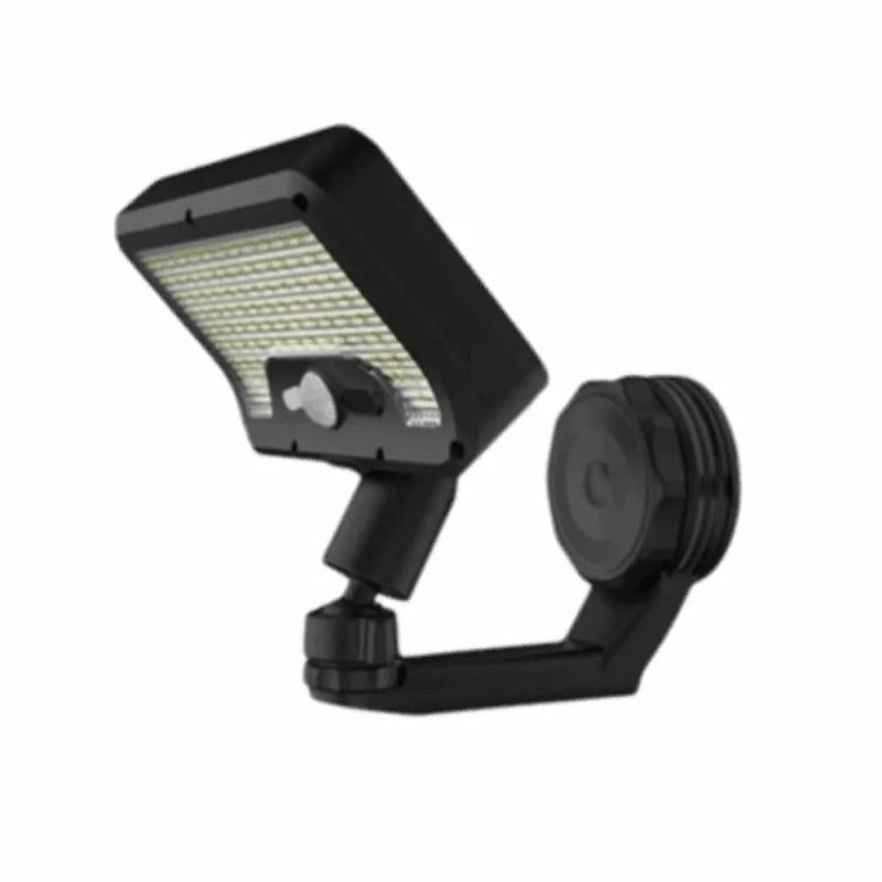 Solar Fence Light with Sensor, 92 LEDs, Adjustable Wall Light, Waterproof Deck Light, Outdoor Yard Light