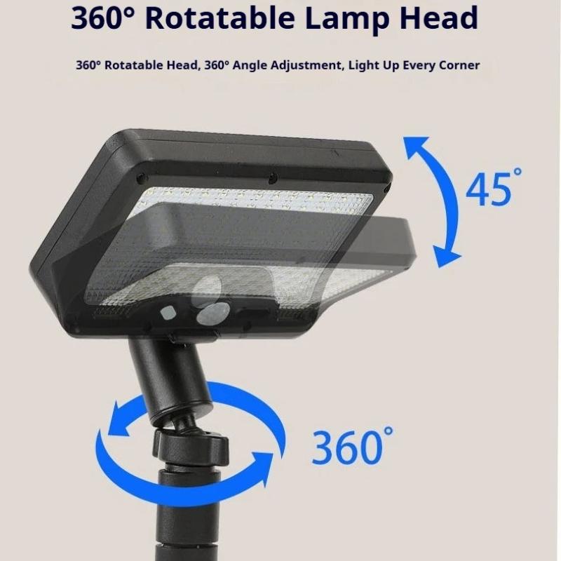 Solar clip-on outdoor garden light, dual-use powered design—ideal for villa fences, landscape, parks, lawns, yards, and path decoration lighting