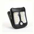 Solar clip LED light for outdoor gardens with sensor clip light, portable rechargeable waterproof camping courtyard light