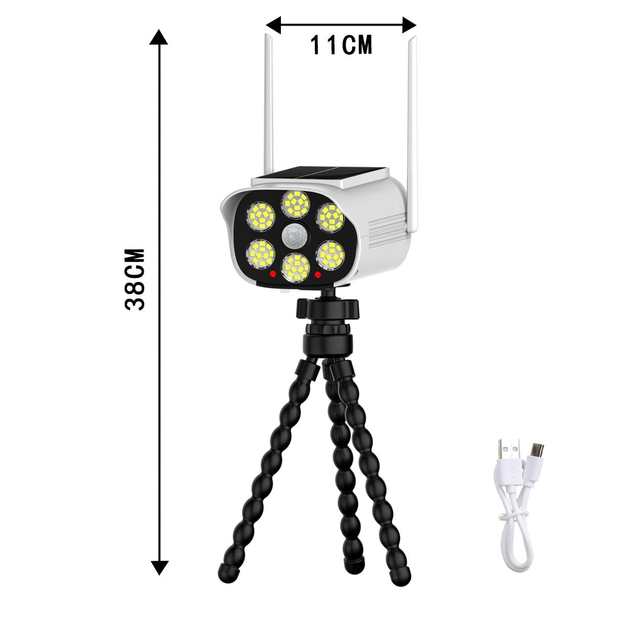 Solar magnetic monitoring light, LED anti-theft wireless, human body motion sensor camera, wall lamp, street lamp