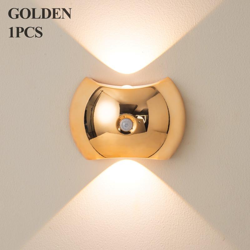 Magnetic Rechargeable Wall Light, Human Motion Sensor, Decorative Stair Lighting, No Wiring Required