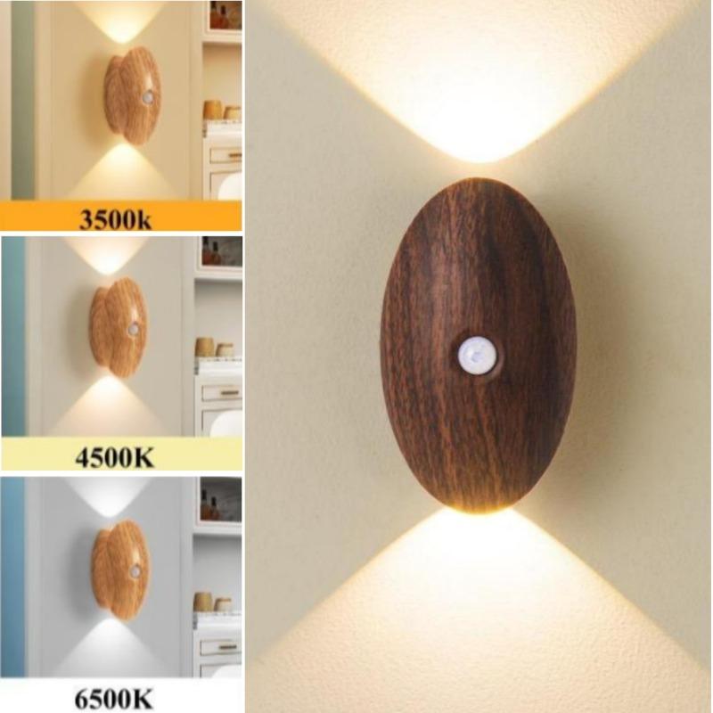 Induction wall lamp, night light, rechargeable magnetic lamp, corridor lamp, bedroom lighting