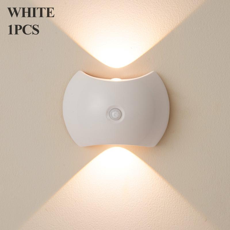 Magnetic Rechargeable Wall Light, Human Motion Sensor, Decorative Stair Lighting, No Wiring Required