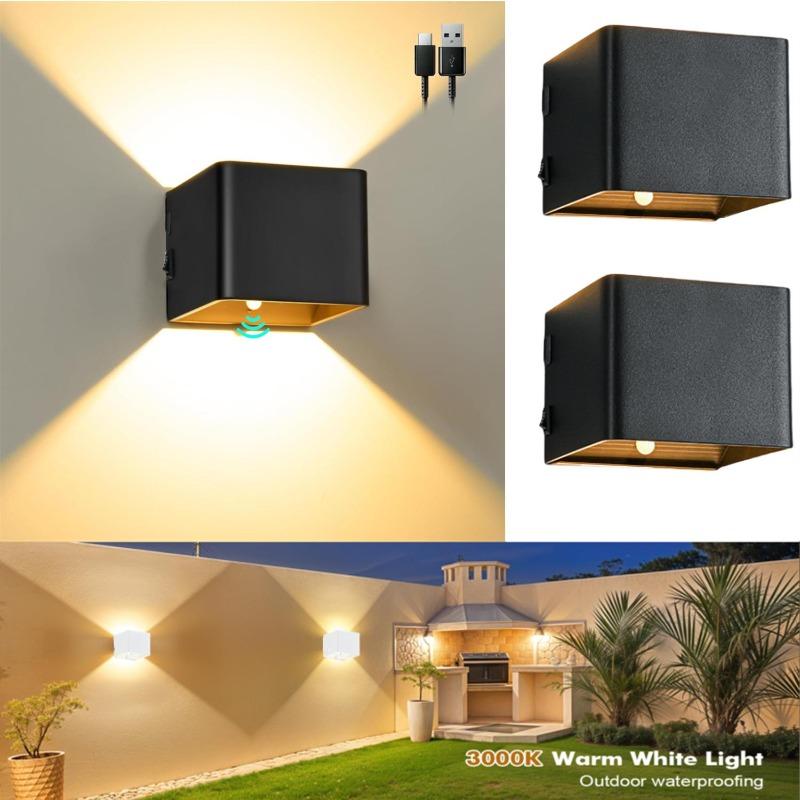 Wireless Rechargeable Wall Light with Motion Sensor, Magnetic Installation, Warm White (3000K)