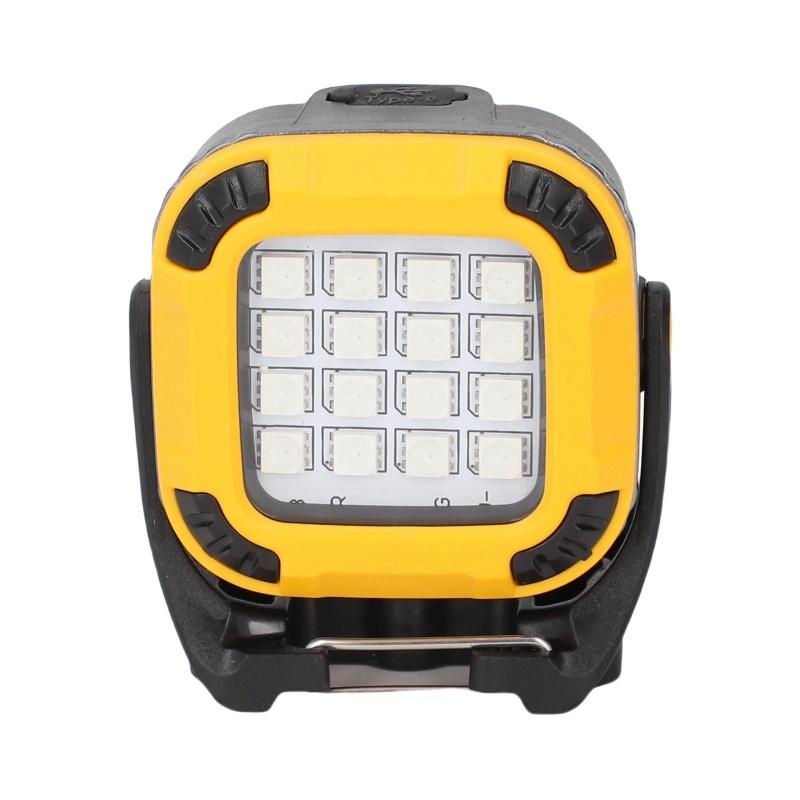 COB Magnetic Work Light, USB Rechargeable LED Camping Light – 8 Color Modes, 360° Rotation, Foldable & Portable
