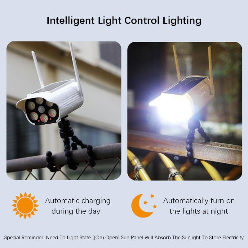 Octopus Bracket Solar Motion Sensor Light, auto on/off, 3 modes, 66 LEDs outdoor security light, 360° rotating garden light