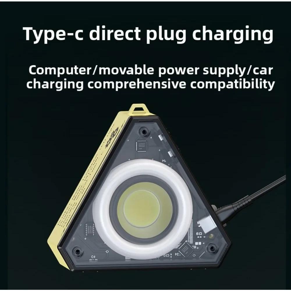 LED multifunctional clock night light, COB eye protection desk lamp, bedside sleep light, magnetic car repair light, camping light