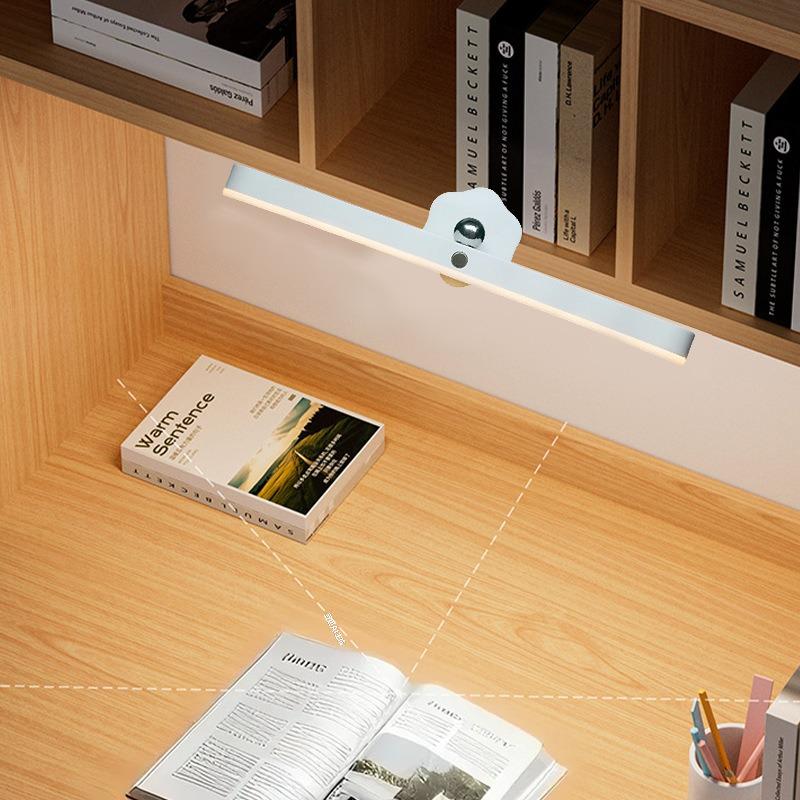 Soft Light Children's Reading Lamp Dormitory No-Drill Long Wall-Mounted LED Makeup Fill Light