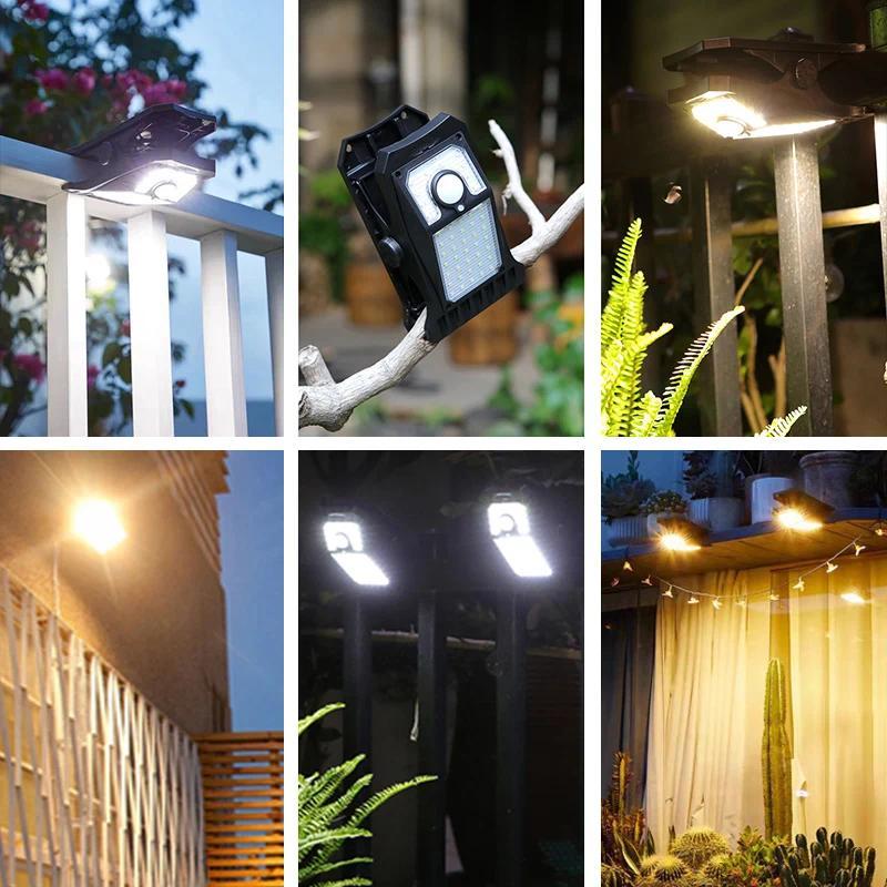 Solar LED lights, outdoor lights, clip-on lights, and smart light sensor switches—perfect for patios and gardens