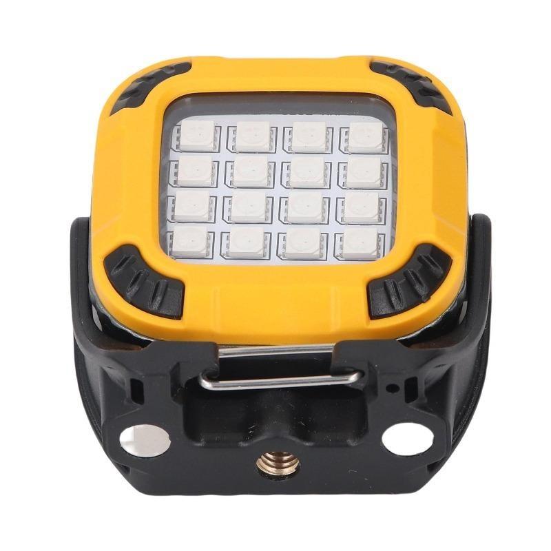 COB Magnetic Work Light, USB Rechargeable LED Camping Light – 8 Color Modes, 360° Rotation, Foldable & Portable