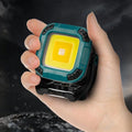 Portable LED Spotlight Flashlight, Powerful Light for Camping, Fishing, Emergencies, USB Rechargeable, Magnetic Work Light