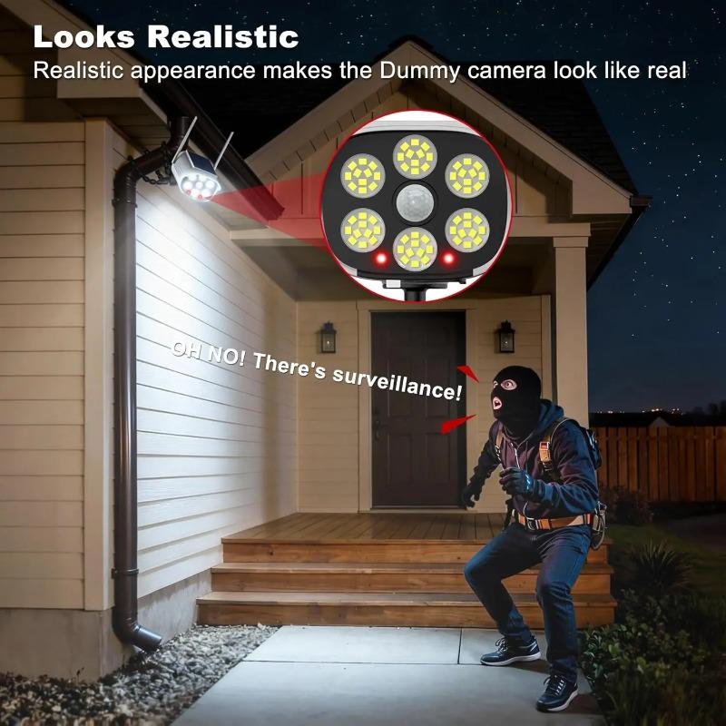 Solar street light LED clip-on solar security lamp, rechargeable, with motion sensor; outdoor waterproof garden lights for fence
