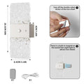 Magnetic LED wall light with human body sensor, bedside side light, rechargeable night light