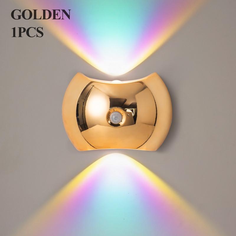 Magnetic Rechargeable Wall Light, Human Motion Sensor, Decorative Stair Lighting, No Wiring Required