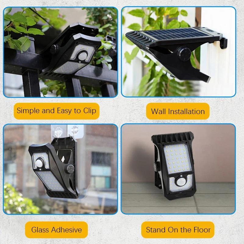Solar LED lights, outdoor lights, clip-on lights, and smart light sensor switches—perfect for patios and gardens