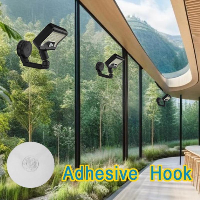 Solar Fence Light with Sensor, 92 LEDs, Adjustable Wall Light, Waterproof Deck Light, Outdoor Yard Light