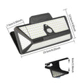 208 LEDs New Solar Clip Lights Outdoor Courtyard Super Bright Motion Sensor Lighting Garden Terrace Wall Lamps for Camping