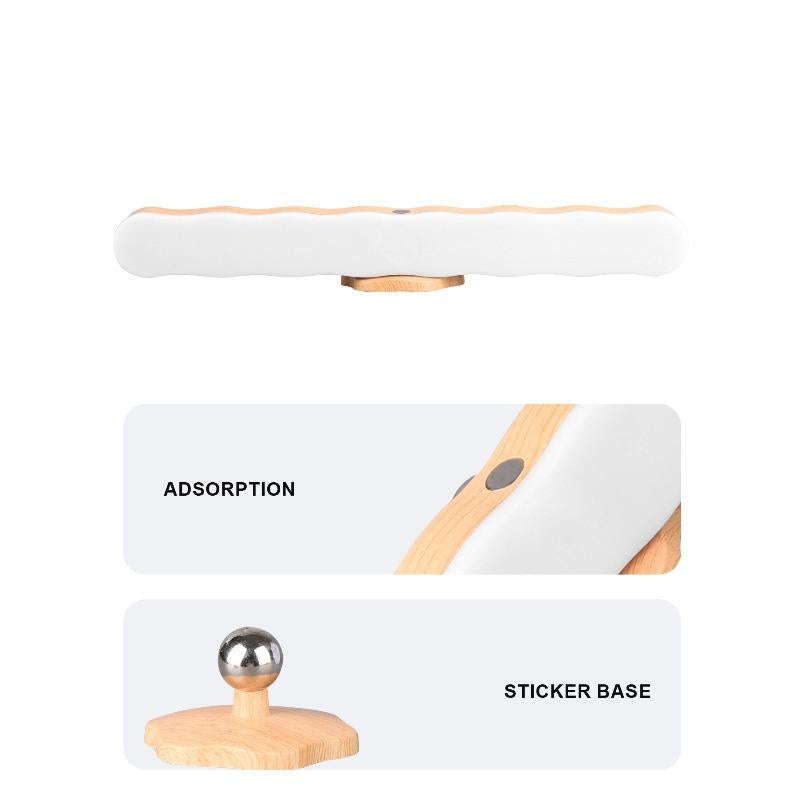 Soft Light Children's Reading Lamp Dormitory No-Drill Long Wall-Mounted LED Makeup Fill Light