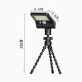 Solar sensor light, adjustable 360° head, yard/outdoor light, 1200 mAh battery, solar octopus light