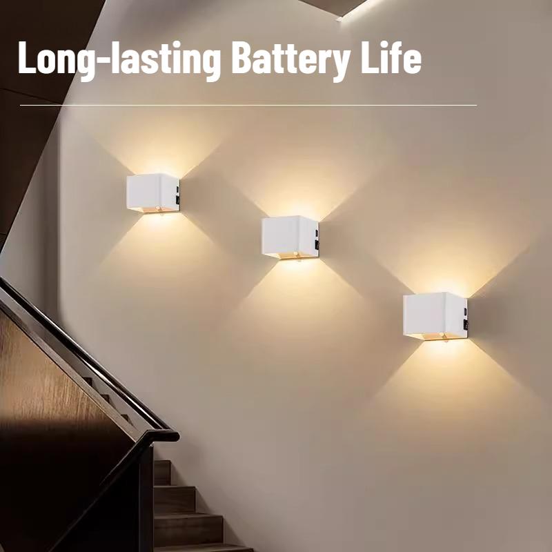 Wireless Rechargeable Wall Light with Motion Sensor, Magnetic Installation, Warm White (3000K)