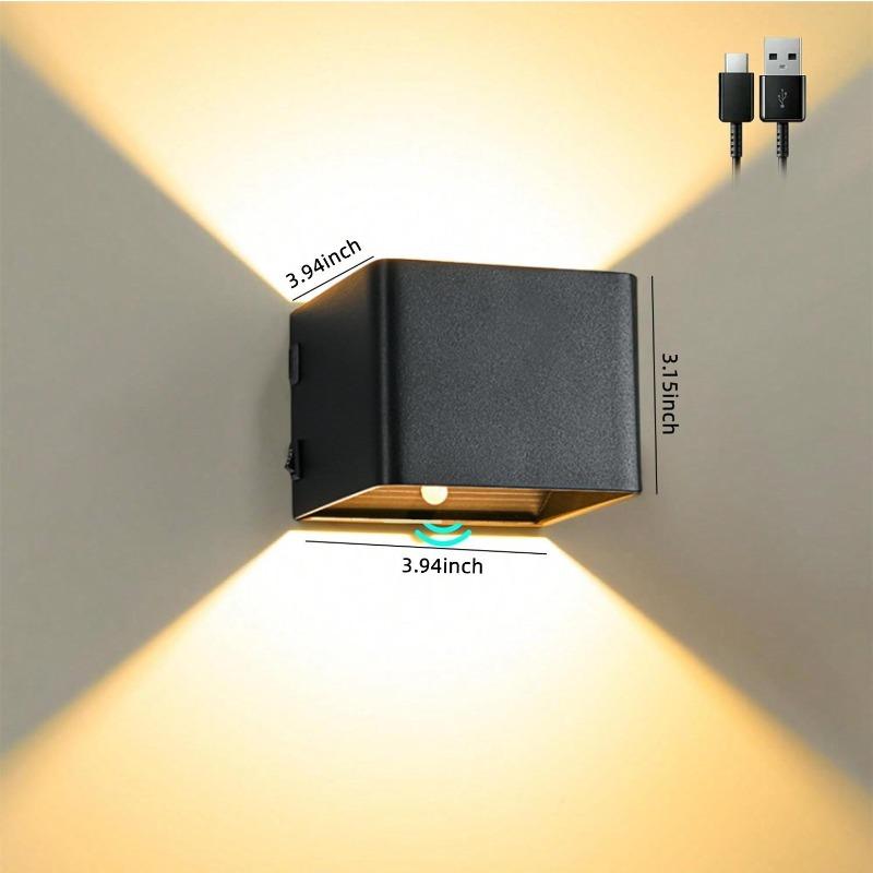 Wireless Rechargeable Wall Light with Motion Sensor, Magnetic Installation, Warm White (3000K)