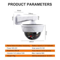 Fake Solar Camera Outdoor Waterproof CCTV Surveillance Simulation Fake Camera Family Safety Protection Lighting Dummy Camera
