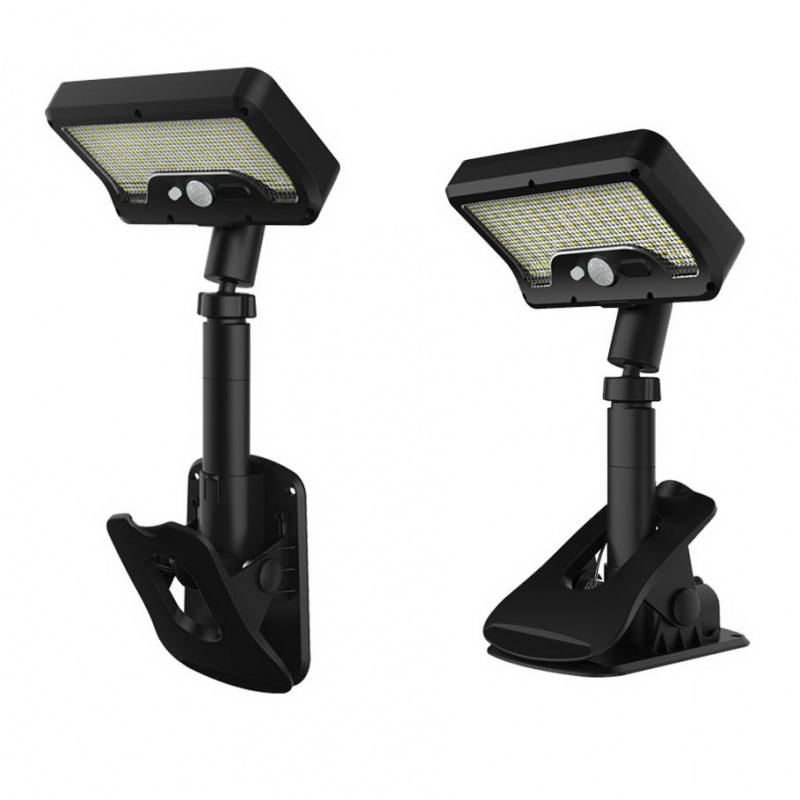 Solar-powered dual-use clip-on outdoor garden light for villa fences, landscape parks, lawns, yards, and path decoration lighting