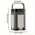 Portable Solar Camping Light, 6 Lighting Modes, Foldable Hanging Tent Light, Portable Yard Light