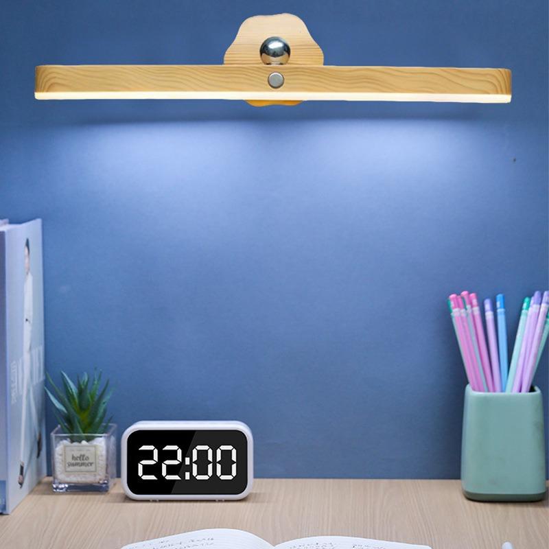 Soft Light Children's Reading Lamp Dormitory No-Drill Long Wall-Mounted LED Makeup Fill Light