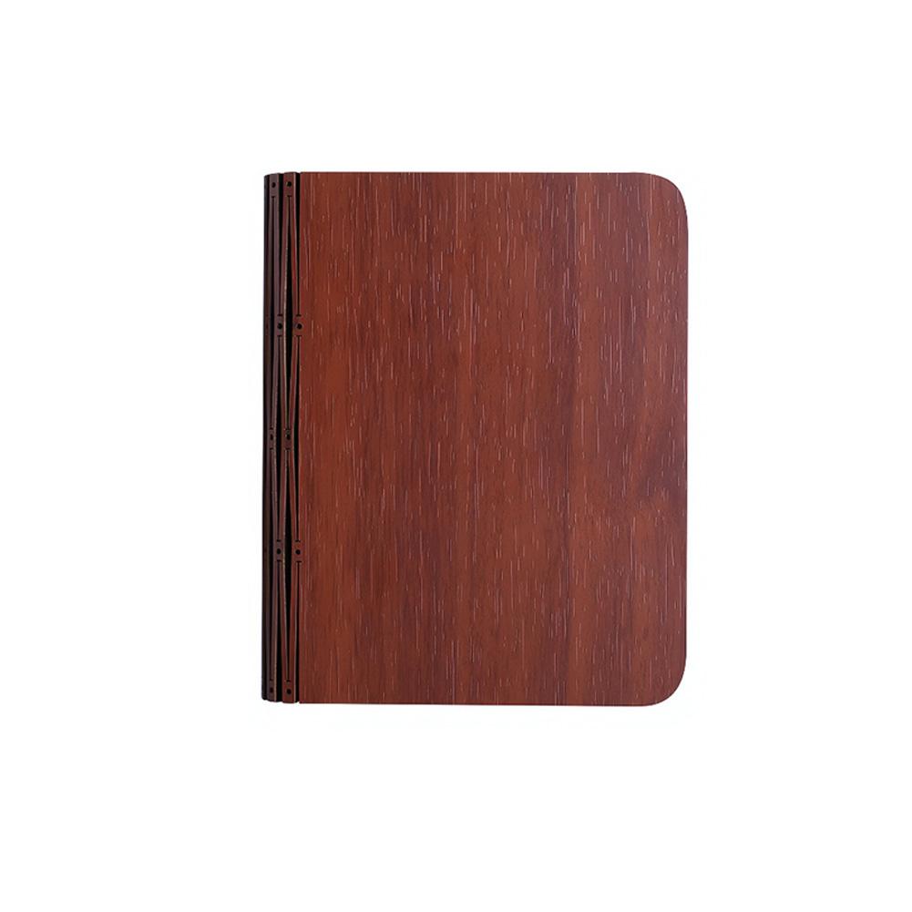 LED foldable book light, creative wooden luminous book for children, birthday/holiday/Christmas gift, rechargeable night lamp