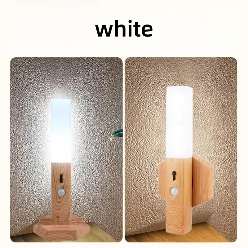 LED Cordless Magnetic Wall Lamp Motion Sensor Switch Rechargeable Night Light Home Emergency Flashlight