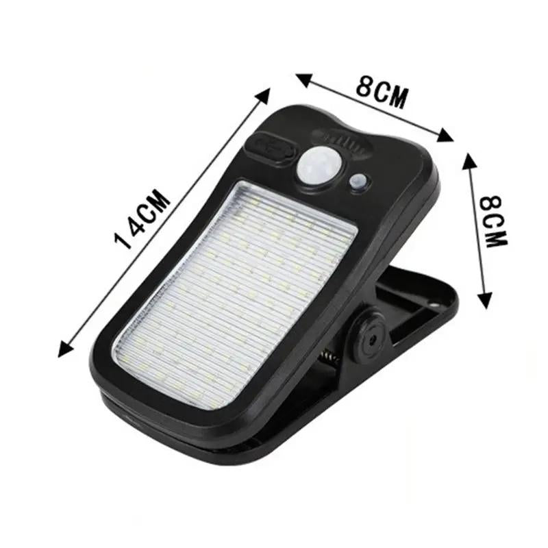 Solar Clip Light, Motion Sensor Light, Garden Light, Outdoor Wall Light, Camping Light, Auxiliary Light