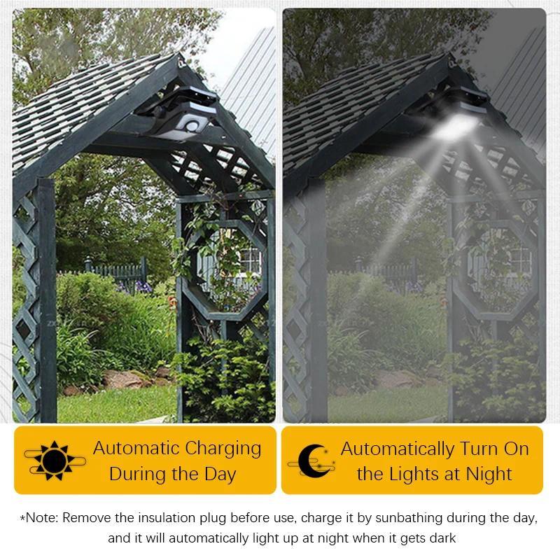Solar LED lights, outdoor lights, clip-on lights, and smart light sensor switches—perfect for patios and gardens
