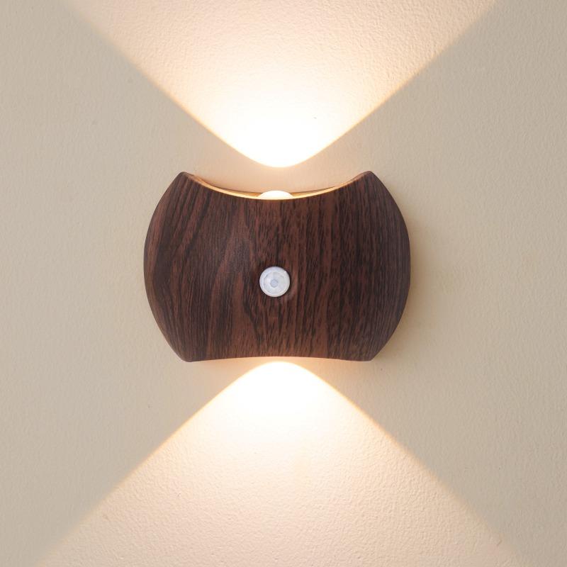 Magnetic Rechargeable Wall Light, Human Motion Sensor, Decorative Stair Lighting, No Wiring Required