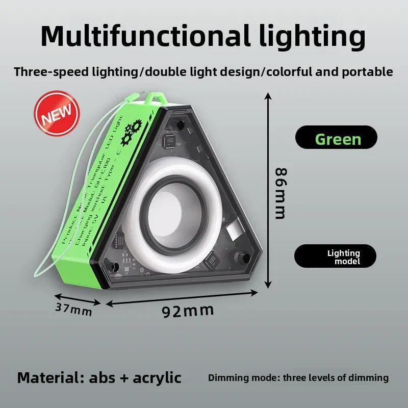 LED multifunctional clock night light, COB eye protection desk lamp, bedside sleep light, magnetic car repair light, camping light