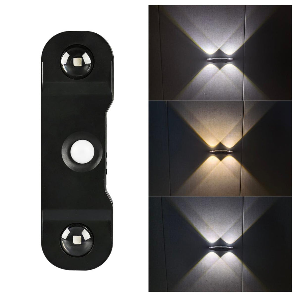 LED wall light with automatic detection, magnetic RGB stair light, rechargeable cabinet light