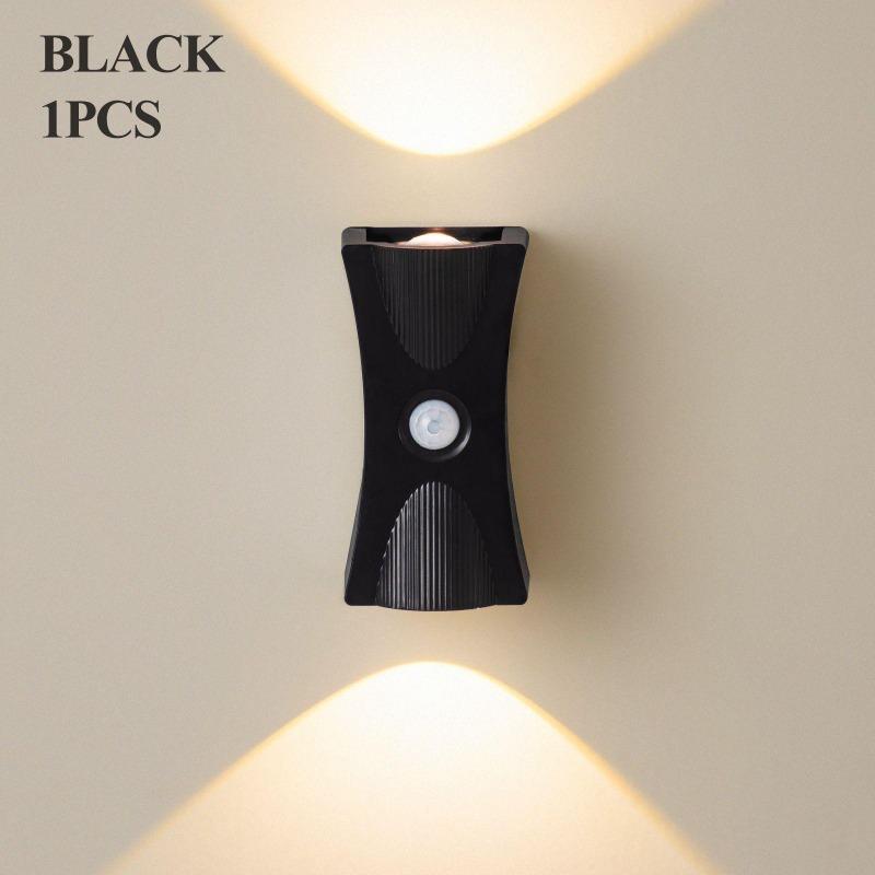LED Wall Light with Motion Sensor, Rechargeable, Magnetic Ambient Light for Stairs/Cabinets, Night Light