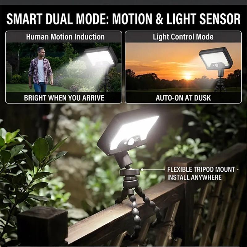 New outdoor solar garden lights, balcony lights for homes, magnetic wall lights, human motion sensor lights, ultra-bright street lights