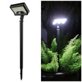 Solar motion sensor garden light, 5–6 m detection range, 360° rotatable lamp, 4 lighting modes, weatherproof lighting, for outdoor use
