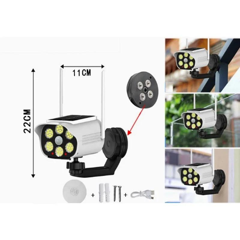 Octopus Bracket Solar Motion Sensor Light, auto on/off, 3 modes, 66 LEDs outdoor security light, 360° rotating garden light