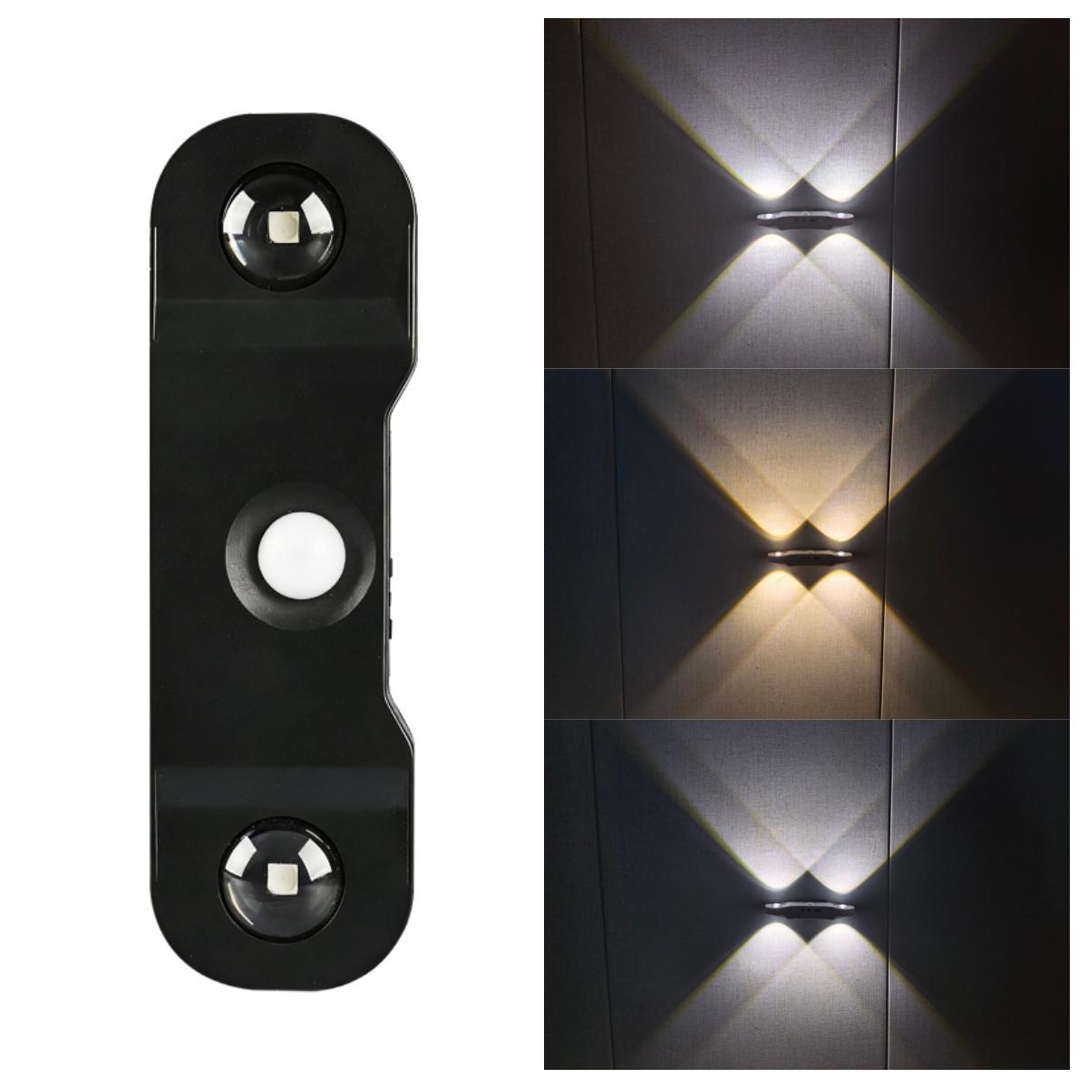 LED wall light with automatic detection, magnetic RGB stair light, rechargeable cabinet light