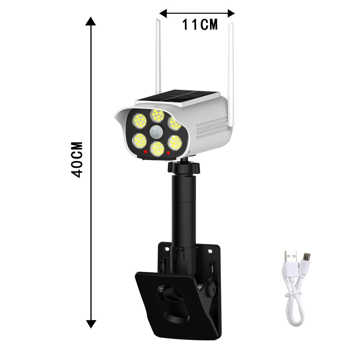 Solar magnetic monitoring light, LED anti-theft wireless, human body motion sensor camera, wall lamp, street lamp
