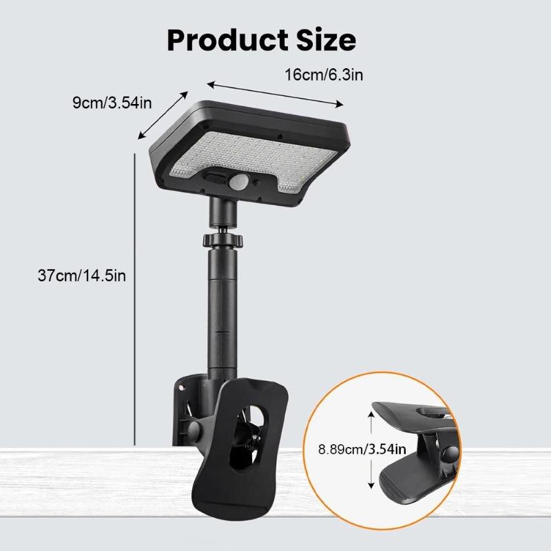Solar Wall Light Solar-Powered Floodlight Automatic On/Off Motion Sensor Outdoor Wall Lantern Outdoor Yard Lamp for Deck, Fence, Patio